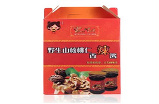 饭姑娘野生山核桃仁酱调味酱200gx4瓶礼盒装
